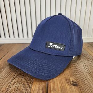 Titleist Moisture-Wicking Performance Golf Hat Cap Fitted Sz S/M Blue Tour Style
